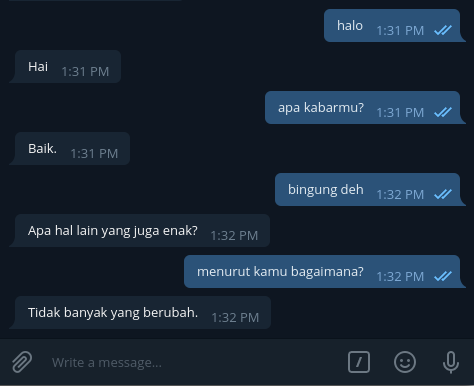 Chatbot Sederhana