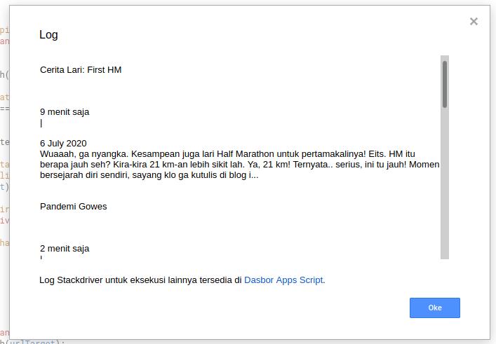 All Tulisan Terakhir Blog bangHasan