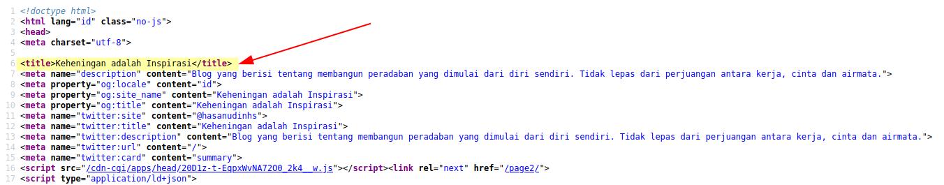 Title Blog bangHasan