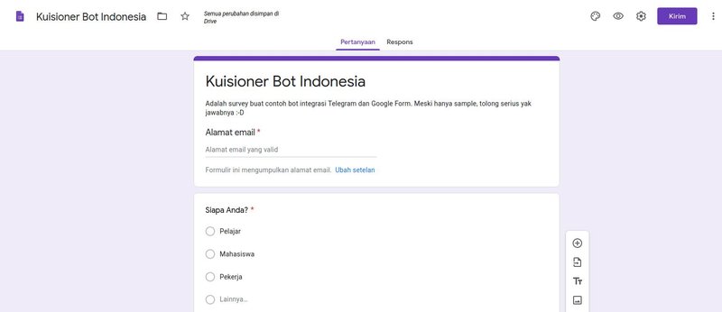 Membuat Kuisoner Membuat Kuisoner