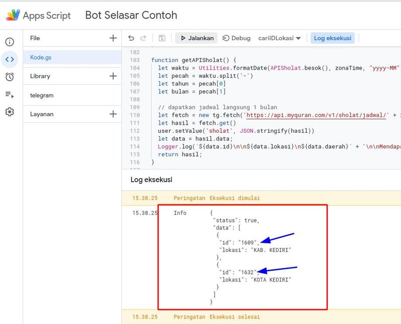 Kode Lokasi Kode Lokasi