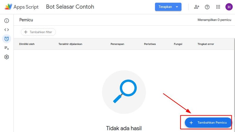 Membuat Pemicu Trigger